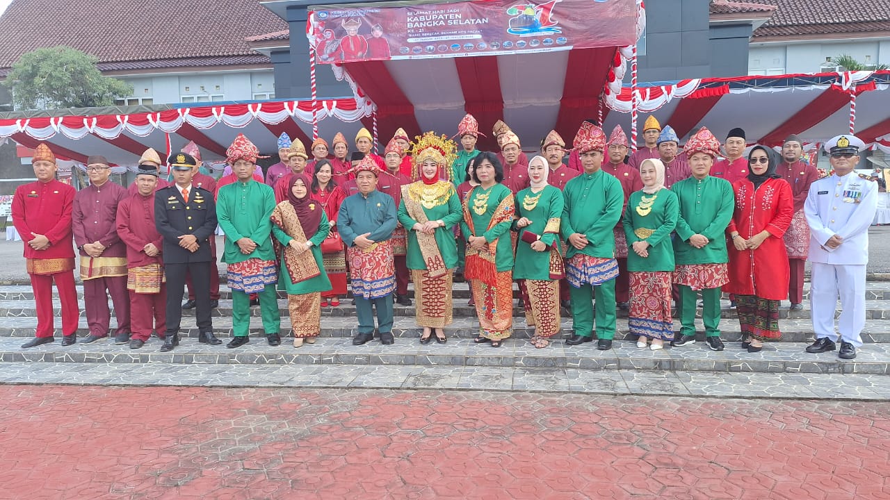 Upacara Peringati HUT Ke- 21 Kabupaten Bangka Selatan Digelar Meriah 2 IMG 20240127 WA0009
