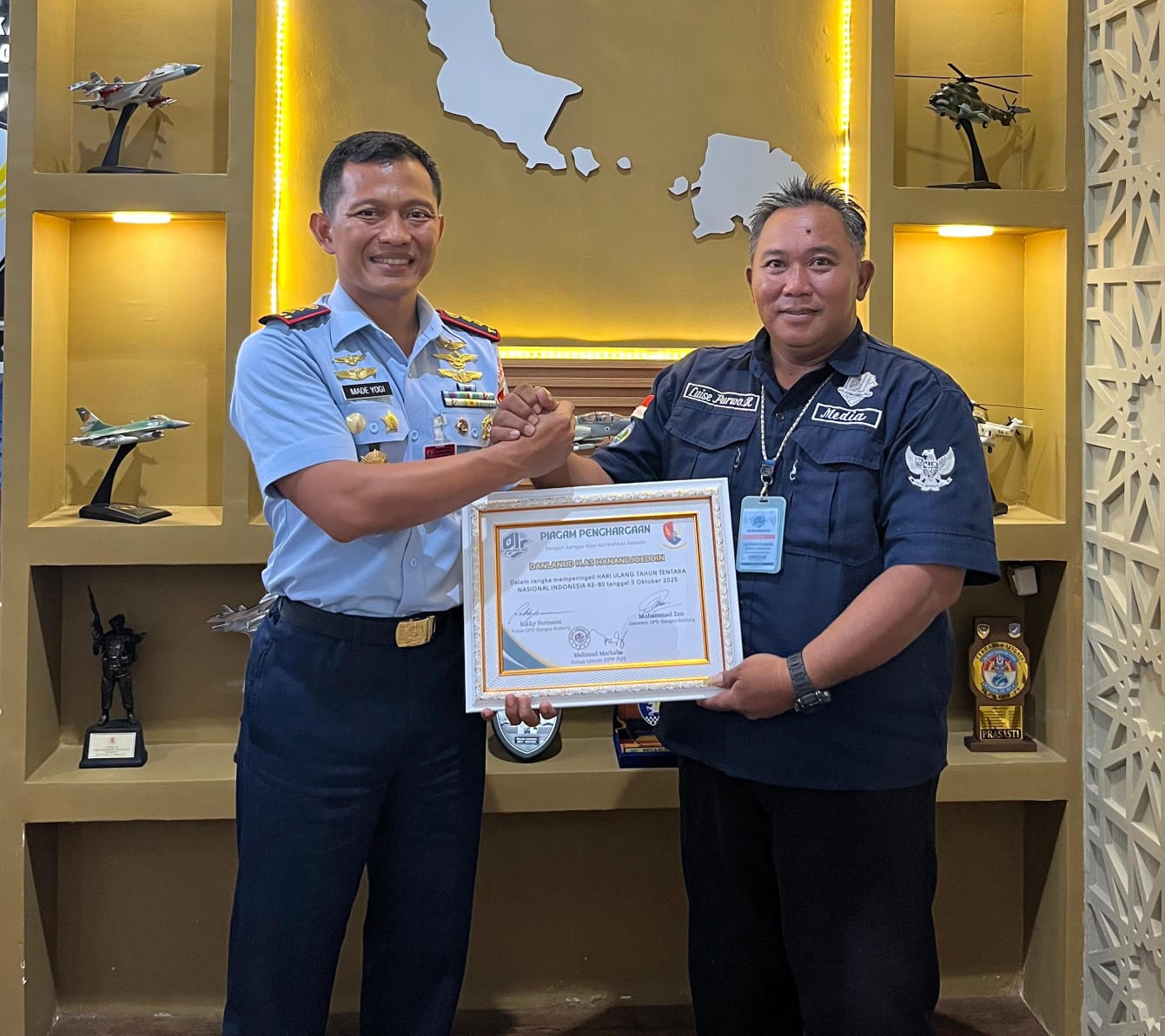 HUT ke-80 TNI AU, PJS Bangka Belitung Apresiasi Dedikasi Lanud H. AS Hanandjoeddin Tanjungpandan 1 IMG 20251030 WA0022