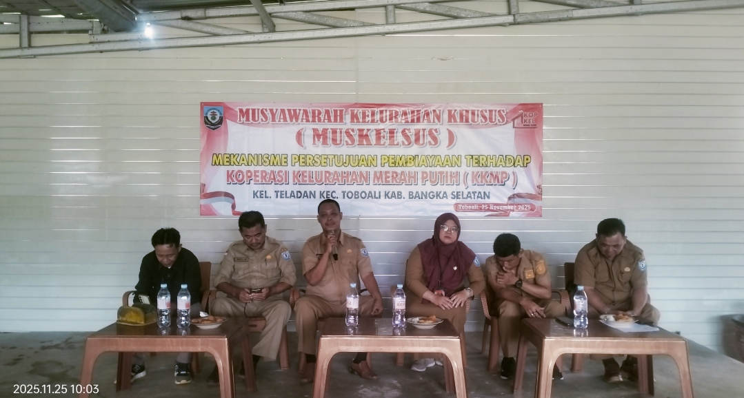 Kelurahan Teladan Gelar Muskelsus Bahas Mekanisme Pembiayaan Koperasi Merah Putih 1 IMG 0874 0853