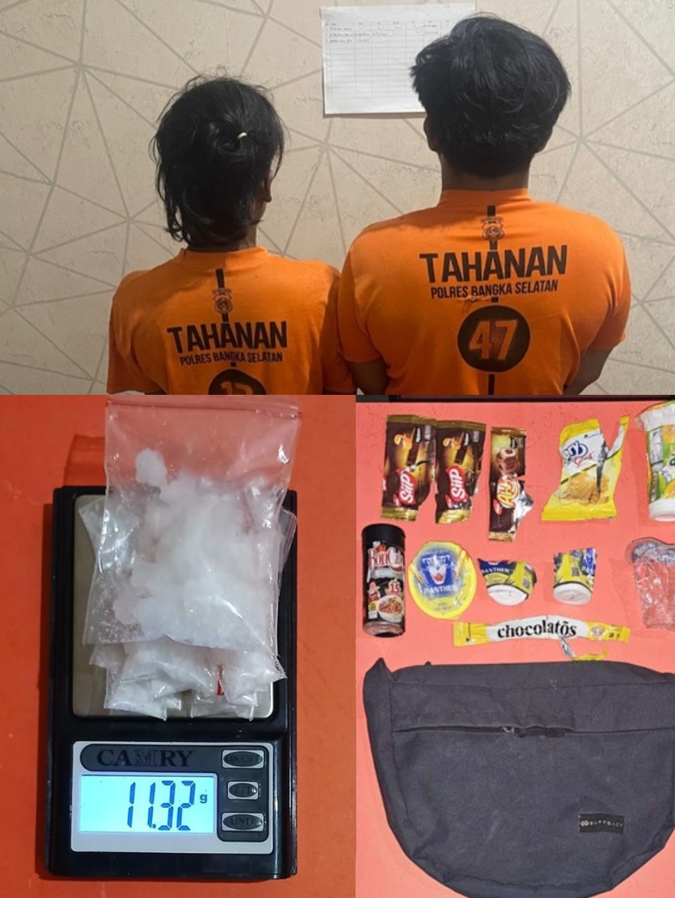 Satresnarkoba Polres Bangka Selatan Bekuk Dua Pengedar Sabu di Desa Rias 1 IMG 0977 0874