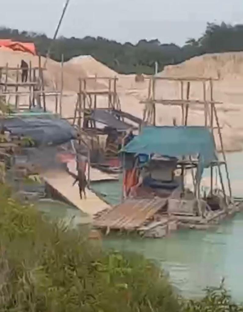 Tambang Ilegal Hutan Lindung Desa Nadi Berjalan Mulus, Dugaan Oknum TNI Denpom Pangkalpinang Menguat 1 IMG 20260214 WA0003