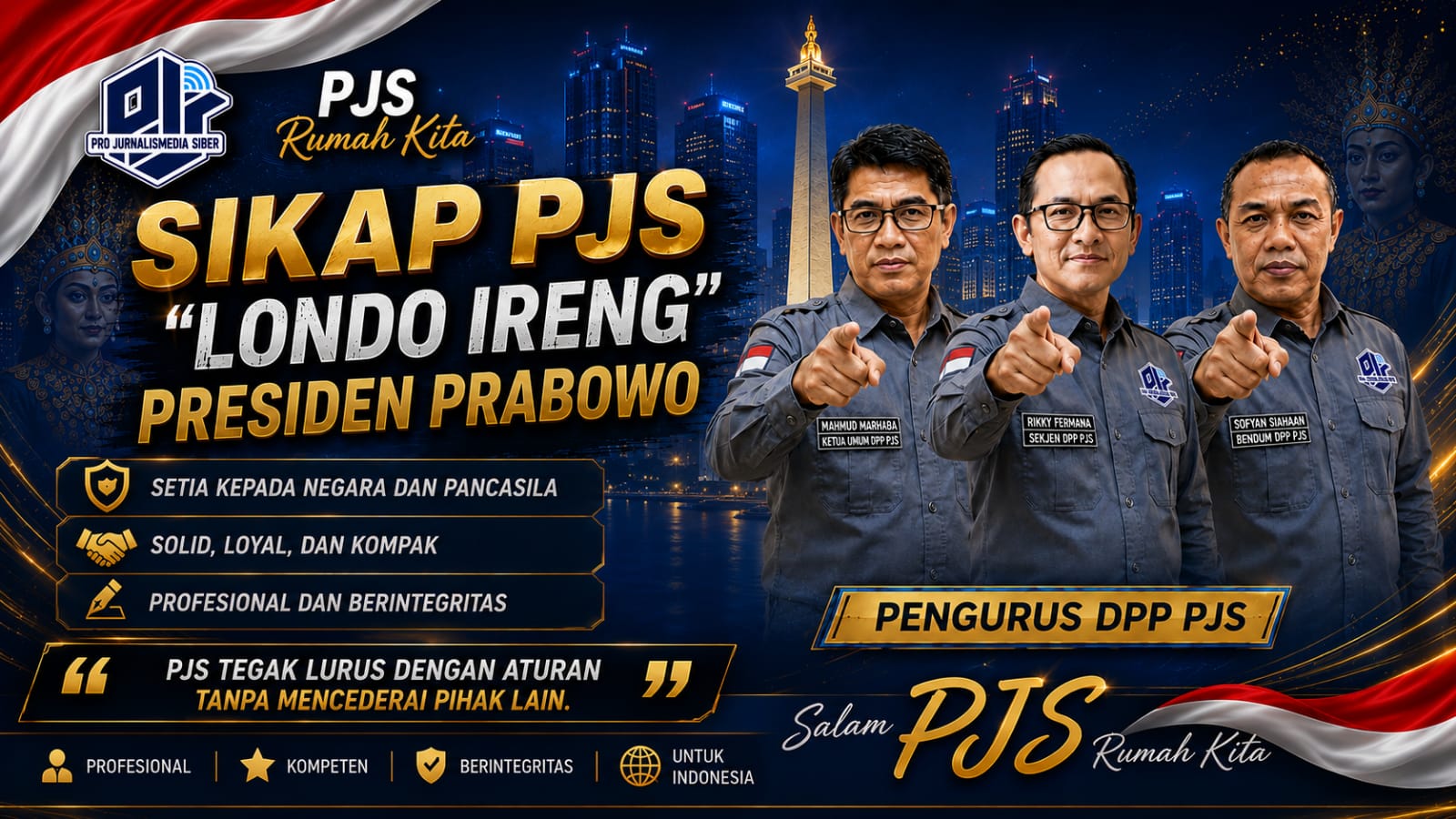 DPP PJS Keluarkan Pernyataan Sikap: Tolak Label "Londo Ireng", Ingatkan Pemerintah Hormati Kebebasan Pers 1 IMG 20260728 WA0044